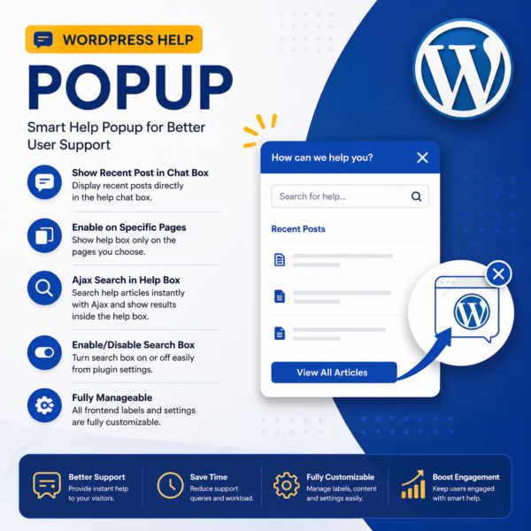 wp help popup